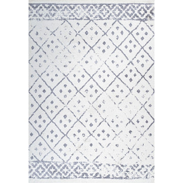 Juba Moroccan Geometric Diamond Area Rug
